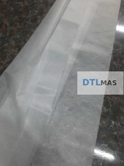 Vải Polyester có dệt khổ rộng 10cm 60 - 65g/m² VDTL. Lưới Polyester chống thấm, gia cố vết nứt, sàn mái