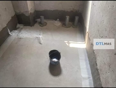 Vải Polyester có dệt khổ rộng 15cm 60 - 65g/m² VDTL. Lưới Polyester chống thấm, gia cố góc chân tường, sàn mái