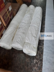 Vải Polyester có dệt khổ rộng 20cm 60 - 65g/m² VDTL. Lưới Polyester chống thấm, gia cố góc chân tường, sàn mái