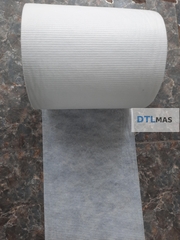 Vải Polyester có dệt khổ rộng 20cm 60 - 65g/m² VDTL. Lưới Polyester chống thấm, gia cố góc chân tường, sàn mái