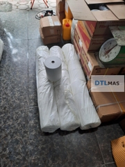 Vải Polyester có dệt khổ rộng 20cm 60 - 65g/m² VDTL. Lưới Polyester chống thấm, gia cố góc chân tường, sàn mái
