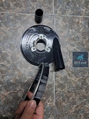 Vành chụp hút bụi thép đường kính 22cm, cao 2cm. Dùng lắp chụp đường kính D150mm