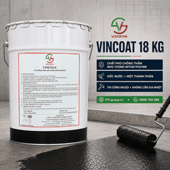VINCOAT 18Kg – Sơn Lót Màng Chống Thấm Bitum, Tăng Bám Dính