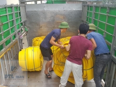 VINSTOPS O500 - T1010 - Băng Cản Nước PVC Cho Khe Lún, Khe Co Giãn, Mạch Ngừng Bê Tông - Khổ Rộng 500mm