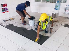 Weber.tai 2 in 1 20Kg - Keo dán gạch hỗ trợ CHỐNG THẤM và chuyên dán GẠCH CHỒNG GẠCH