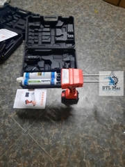 Súng Điện Bơm Keo Chà Ron Epoxy 2 Thành Phần Cầm Tay XM-MFQ + 2 Pin Lithium 21V (6000mmAh)