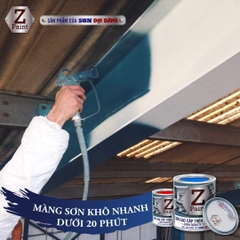 Z-PAINT 2.5Kg Trắng - Sơn phủ cao cấp trên Kẽm và Inox