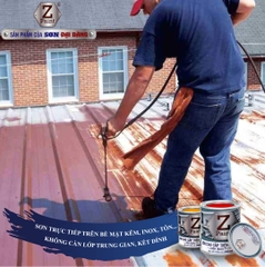 Z-PAINT 2.5Kg - Sơn phủ cao cấp trên Kẽm và Inox