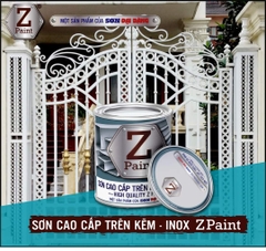Z-PAINT 2.5Kg Trắng - Sơn phủ cao cấp trên Kẽm và Inox