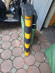 Thanh ốp góc kích thước 800x100x10mm Tròn ADTL. Dán Decal phản quang. Bảo vệ góc tường, góc cột. Bao phụ kiện lắp đặt