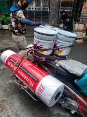 Sơn chống rỉ Alkyd CMC màu Ghi - Thùng 20Kg
