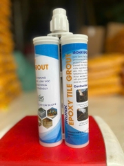 Iron X – Keo chít mạch epoxy. Chống thấm, không bị ố màu - Tuýp 400ml+ Vòi bơm
