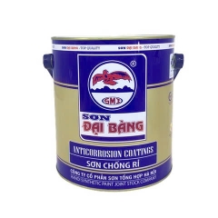 Đại Bàng - Sơn Chống Rỉ Alkyd - Hộp 5Kg - CRS-02 Màu Đỏ Sẫm (Bã Trầu)
