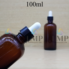 Chai tinh dầu nắp bóp khoen nhựa sọc 100ml