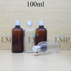 Chai tinh dầu nắp xi 2 viền 100ml