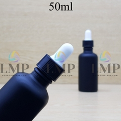 Chai tinh dầu phun mờ nắp bóp khoen nhựa sọc 50ml