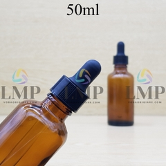 Chai tinh dầu nắp bóp khoen nhựa sọc 50ml
