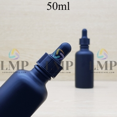 Chai tinh dầu phun mờ nắp bóp khoen nhựa sọc 50ml