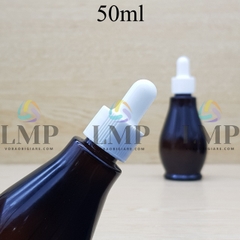 Chai đèn dầu nắp bóp khoen nhựa sọc 50ml