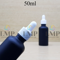 Chai tinh dầu phun mờ nắp bóp khoen nhựa sọc 50ml