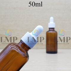 Chai tinh dầu nắp bóp khoen nhựa sọc 50ml