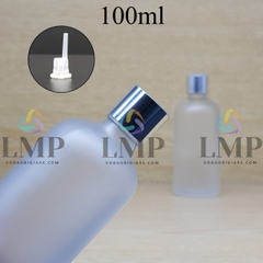 Chai tinh dầu phun mờ nắp xi KO viền 100ml