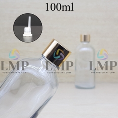 Chai tinh dầu nắp xi KO viền 100ml
