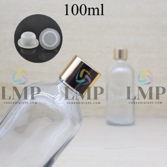 Chai tinh dầu nắp xi KO viền 100ml