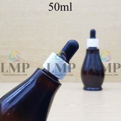 Chai đèn dầu nắp bóp khoen nhựa sọc 50ml