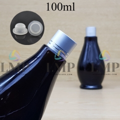 Chai đèn dầu nắp xi 2 viền 100ml