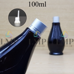 Chai đèn dầu nắp xi 2 viền 100ml