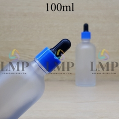Chai tinh dầu phun mờ nắp bóp khoen nhựa trơn 100ml
