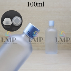 Chai tinh dầu phun mờ nắp xi 2 viền 100ml