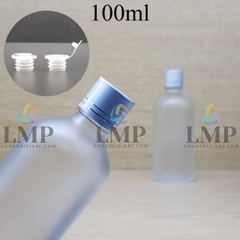 Chai tinh dầu phun mờ nắp xi 2 viền 100ml
