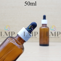 Chai tinh dầu nắp bóp khoen nhựa sọc 50ml
