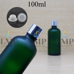 Chai tinh dầu phun mờ nắp xi KO viền 100ml