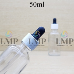 Chai tinh dầu nắp bóp khoen nhựa sọc 50ml