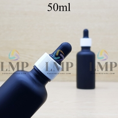 Chai tinh dầu phun mờ nắp bóp khoen nhựa sọc 50ml