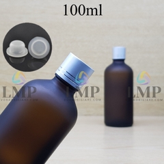 Chai tinh dầu phun mờ nắp xi 2 viền 100ml