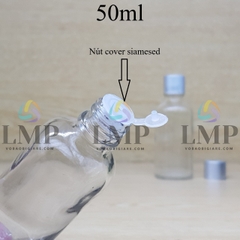 Chai tinh dầu nắp xi 2 viền 50ml