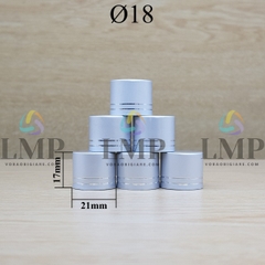 Nắp xi 2 viền Ø18 ( ko kèm nút chặn )