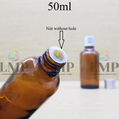 Chai tinh dầu nắp xi 2 viền 50ml