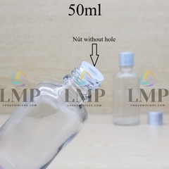 Chai tinh dầu nắp xi 2 viền 50ml