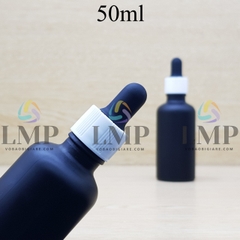 Chai tinh dầu phun mờ nắp bóp khoen nhựa sọc 50ml