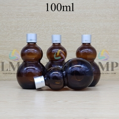 Chai hồ lô nắp xi 2 viền 100ml