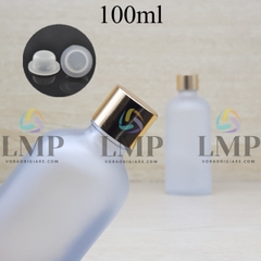 Chai tinh dầu phun mờ nắp xi KO viền 100ml