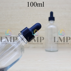 Chai tinh dầu nắp bóp khoen nhựa sọc 100ml