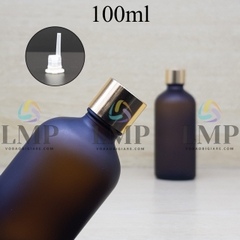 Chai tinh dầu phun mờ nắp xi KO viền 100ml