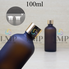 Chai tinh dầu phun mờ nắp xi KO viền 100ml