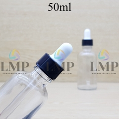 Chai tinh dầu nắp bóp khoen nhựa sọc 50ml